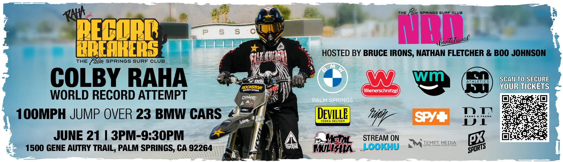 Palm Springs event billboard artwork